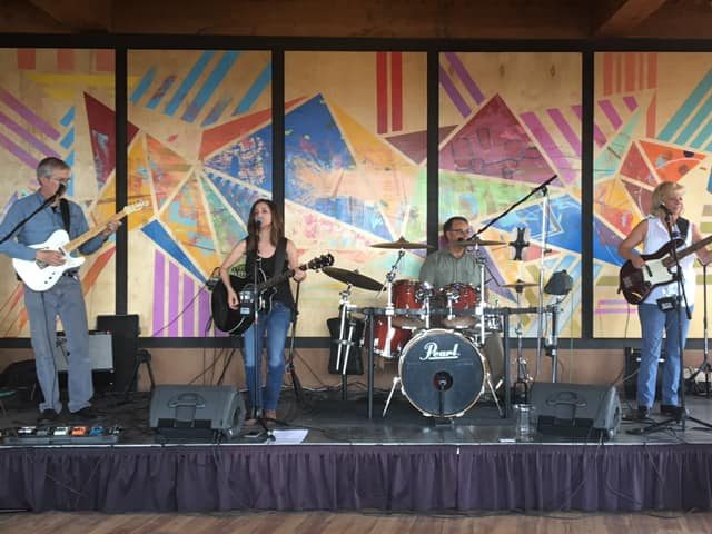 Eileen & Cross Country at the Pueblo Harvest Cafe